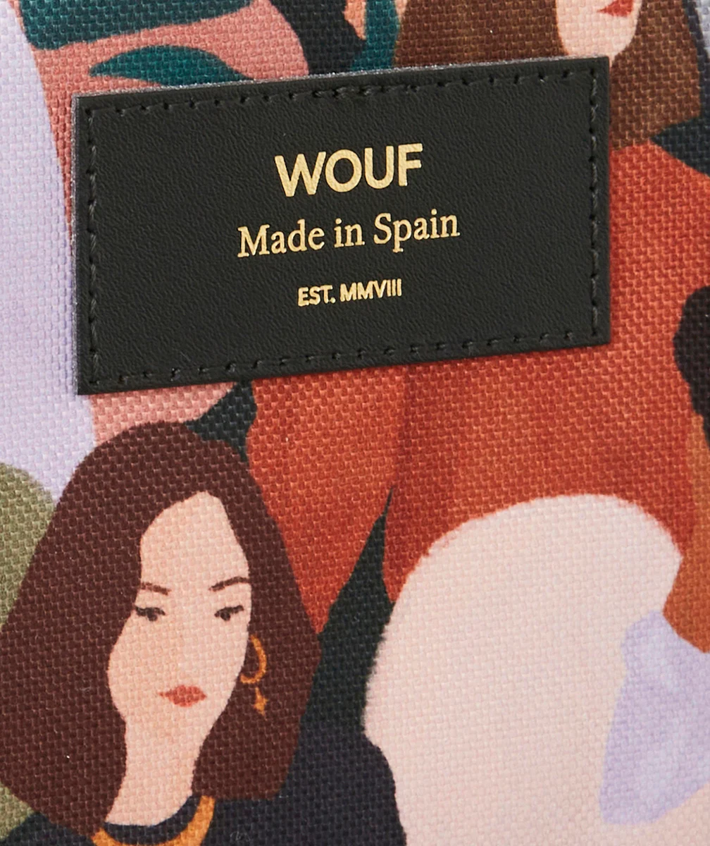 WOUFPOCHETTE EN TISSU RECYCLÉ IMPRIMÉE PERSONNAGES