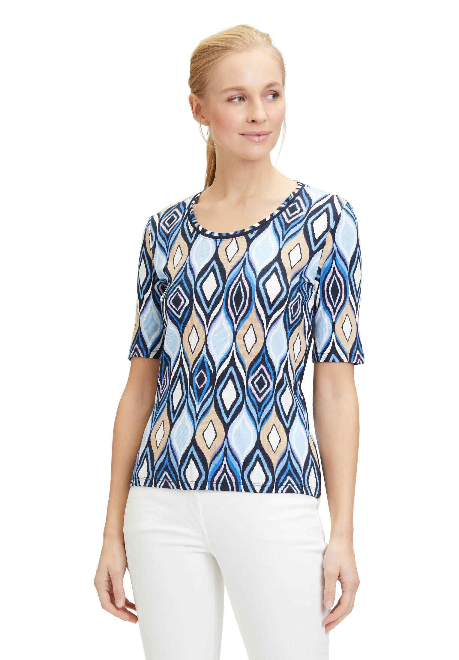 Betty Barclay| Damen Basic Shirt mit Rippenstruktur