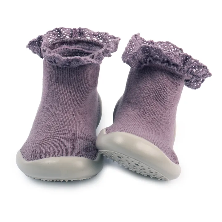 Collégien Chaussons Mademoiselle | Violet