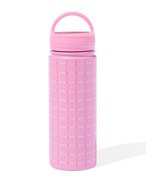 gourde 500 ml inox carreaux