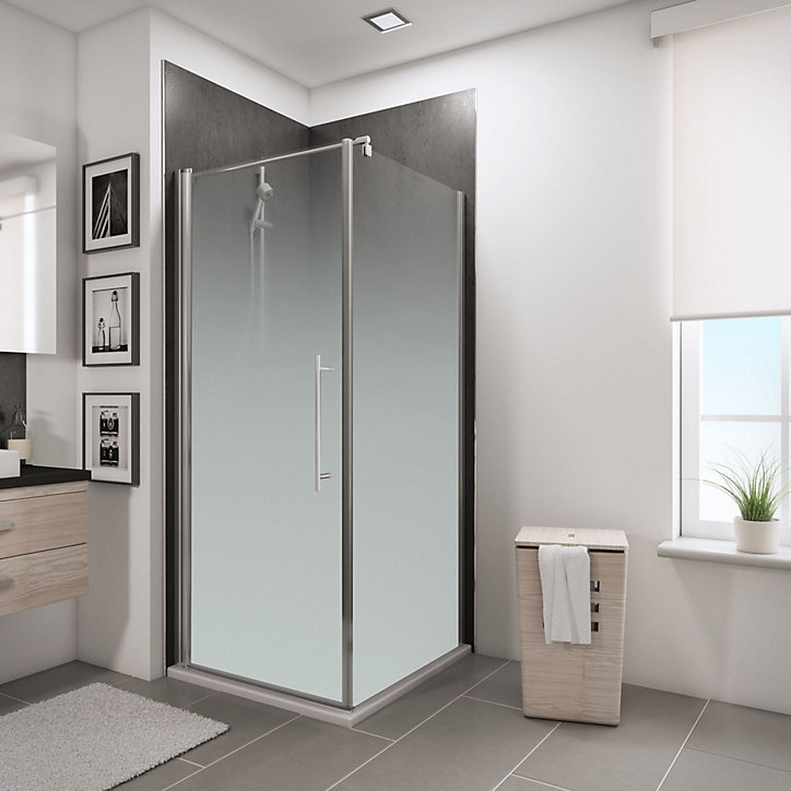 Paroi de douche fixe 80x192 cm, chrome, Schulte NewStyle