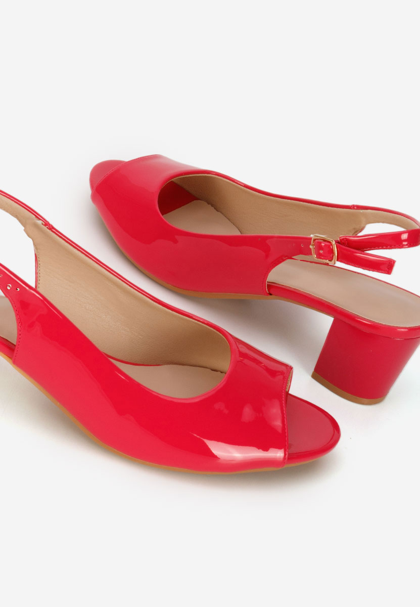 Sandales à talon épais limette Ora fucsia