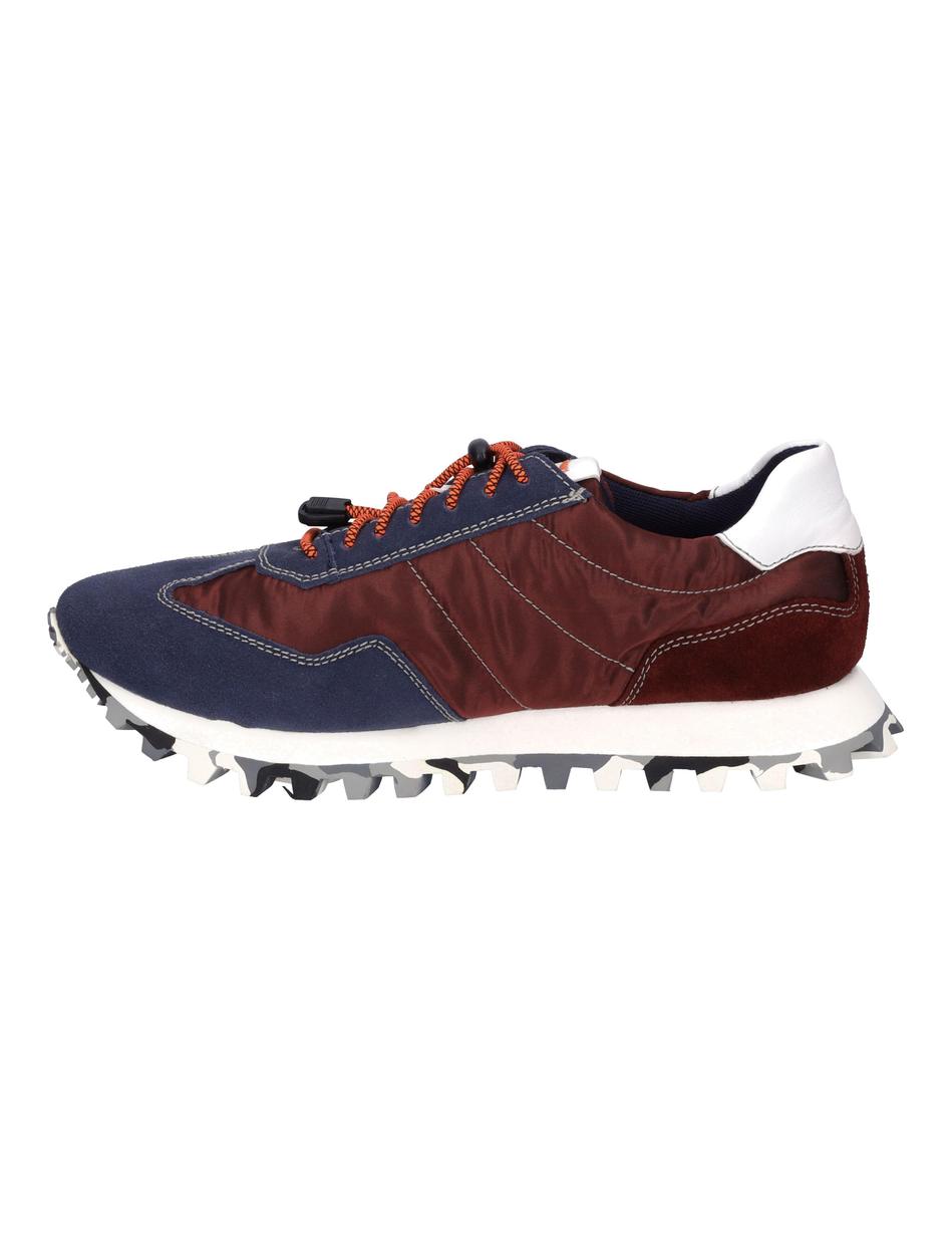 Sneaker Clyde 01, blau-bordeaux