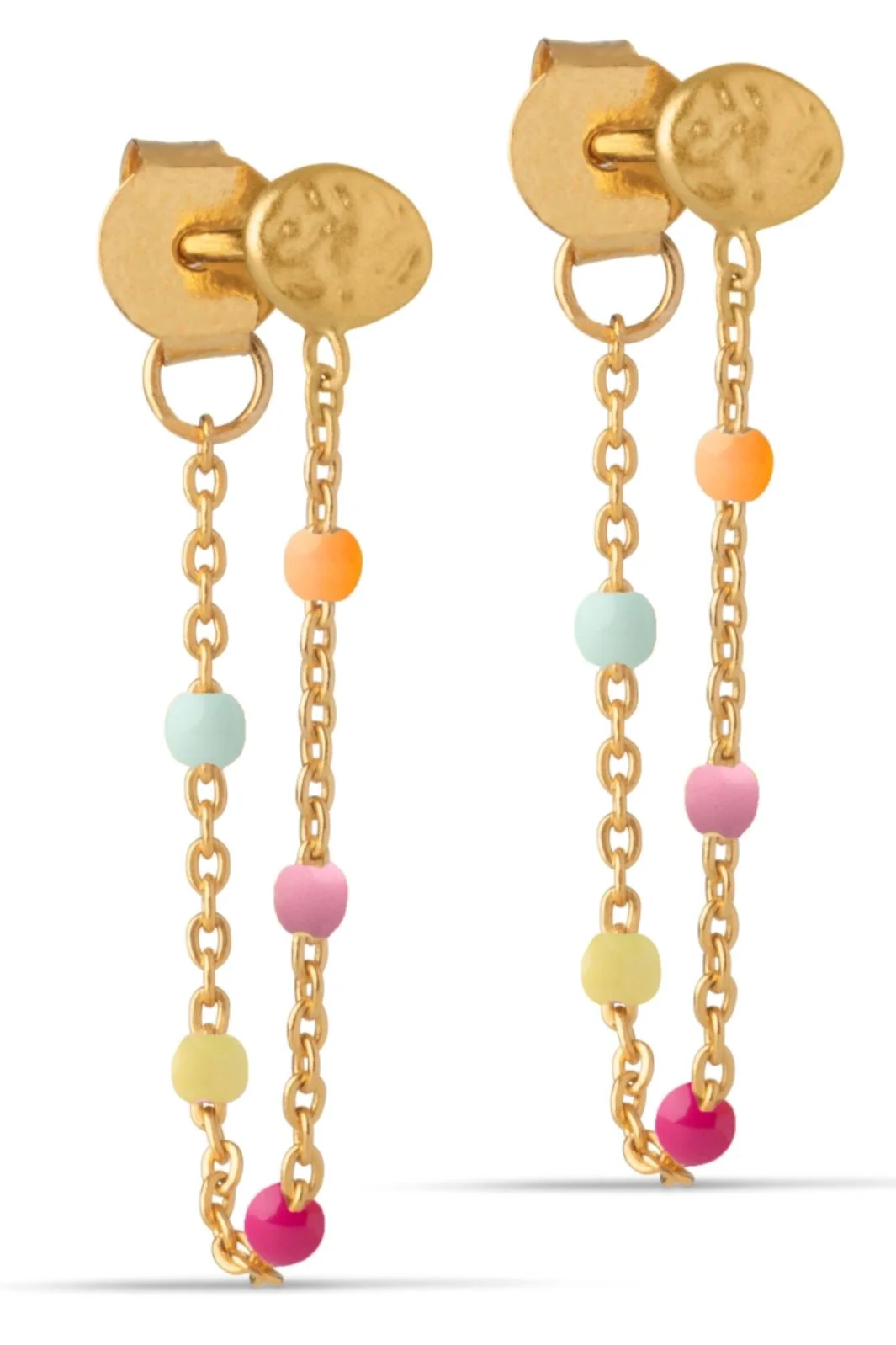Enamel Copenhagen Earring, Lola rainbow 1