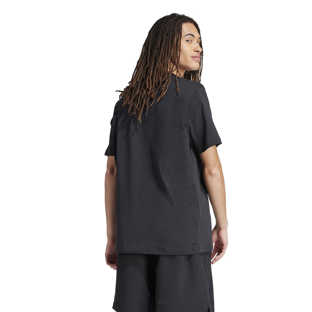 ADIDAS ROUPAS ESPORTIVAS<br>Camiseta de manga curta com logotipo em relevo