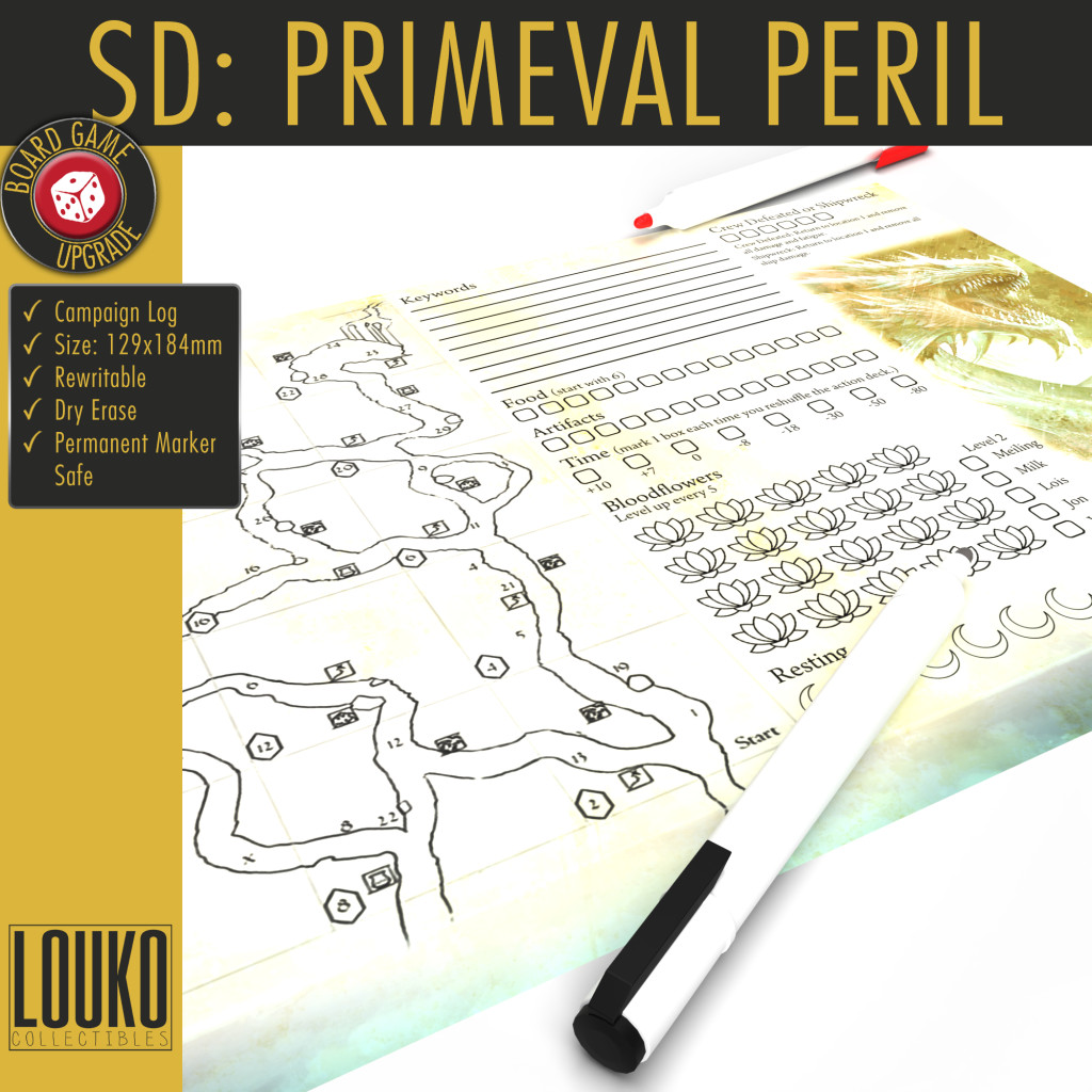 Journaux de campagne réinscriptibles pour Sleeping Gods - Primeval Peril