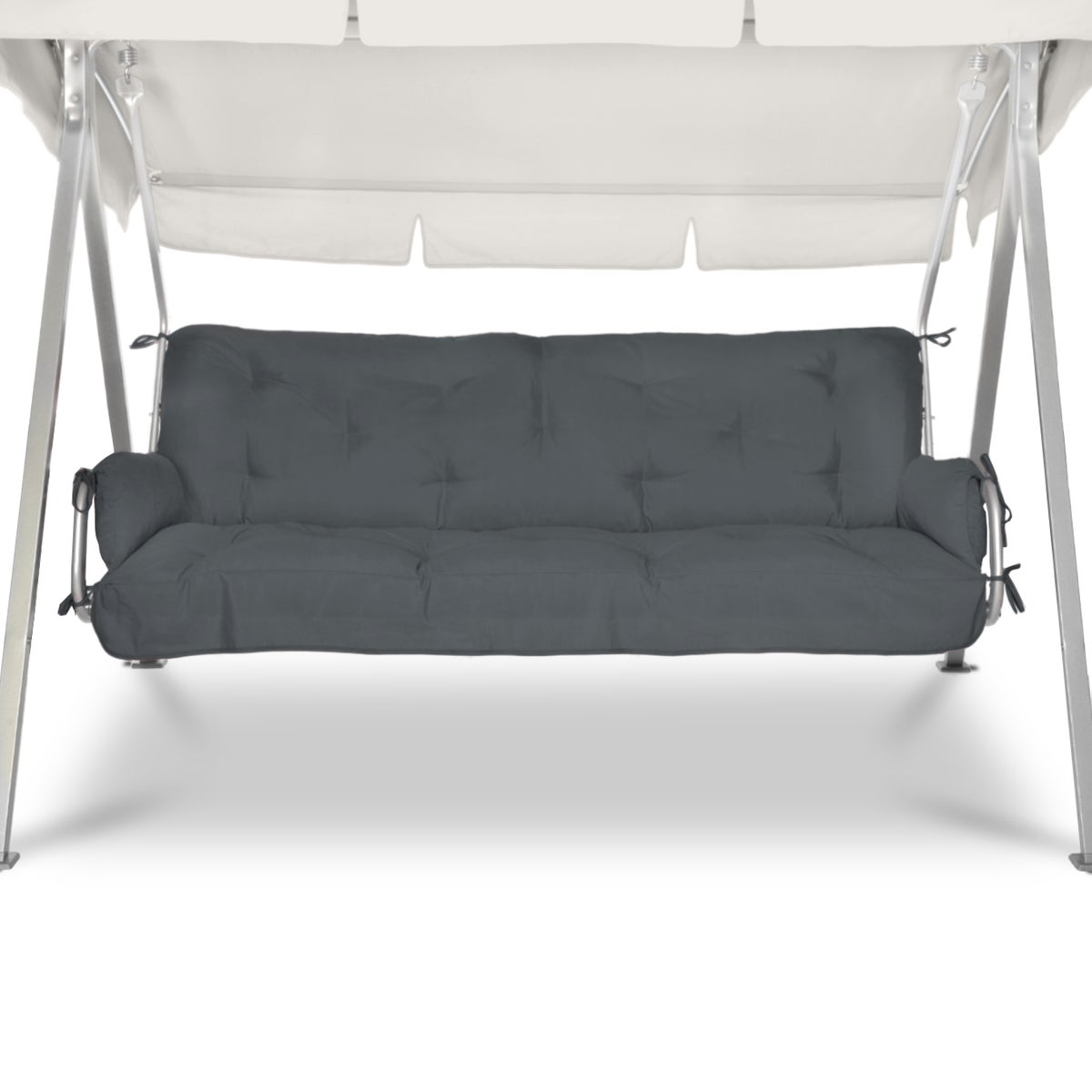 Beautissu Flair HS veranda schommelkussen 180x50x8cm grafietgrijs