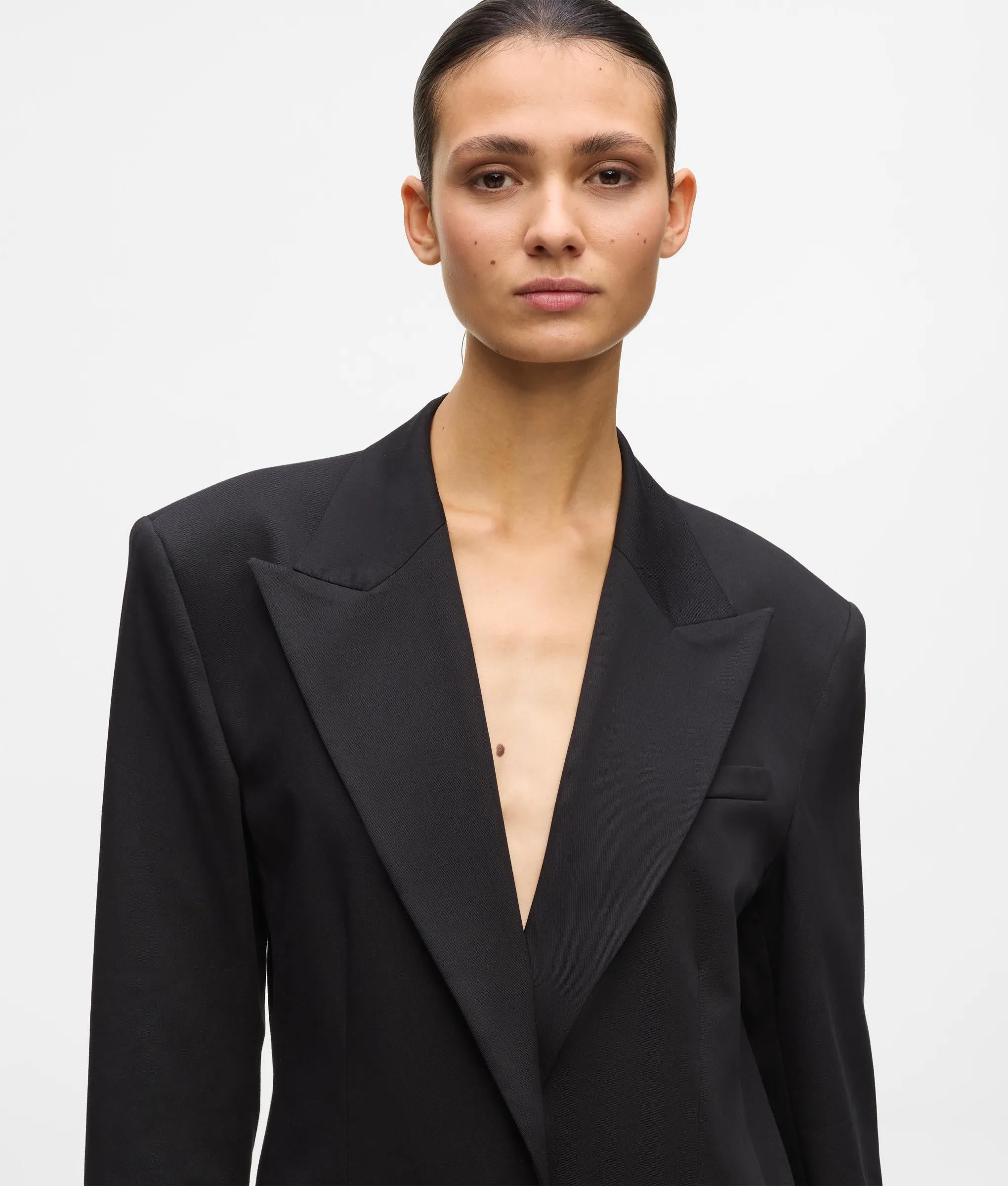 KL x Amber Valletta gestructureerde blazer