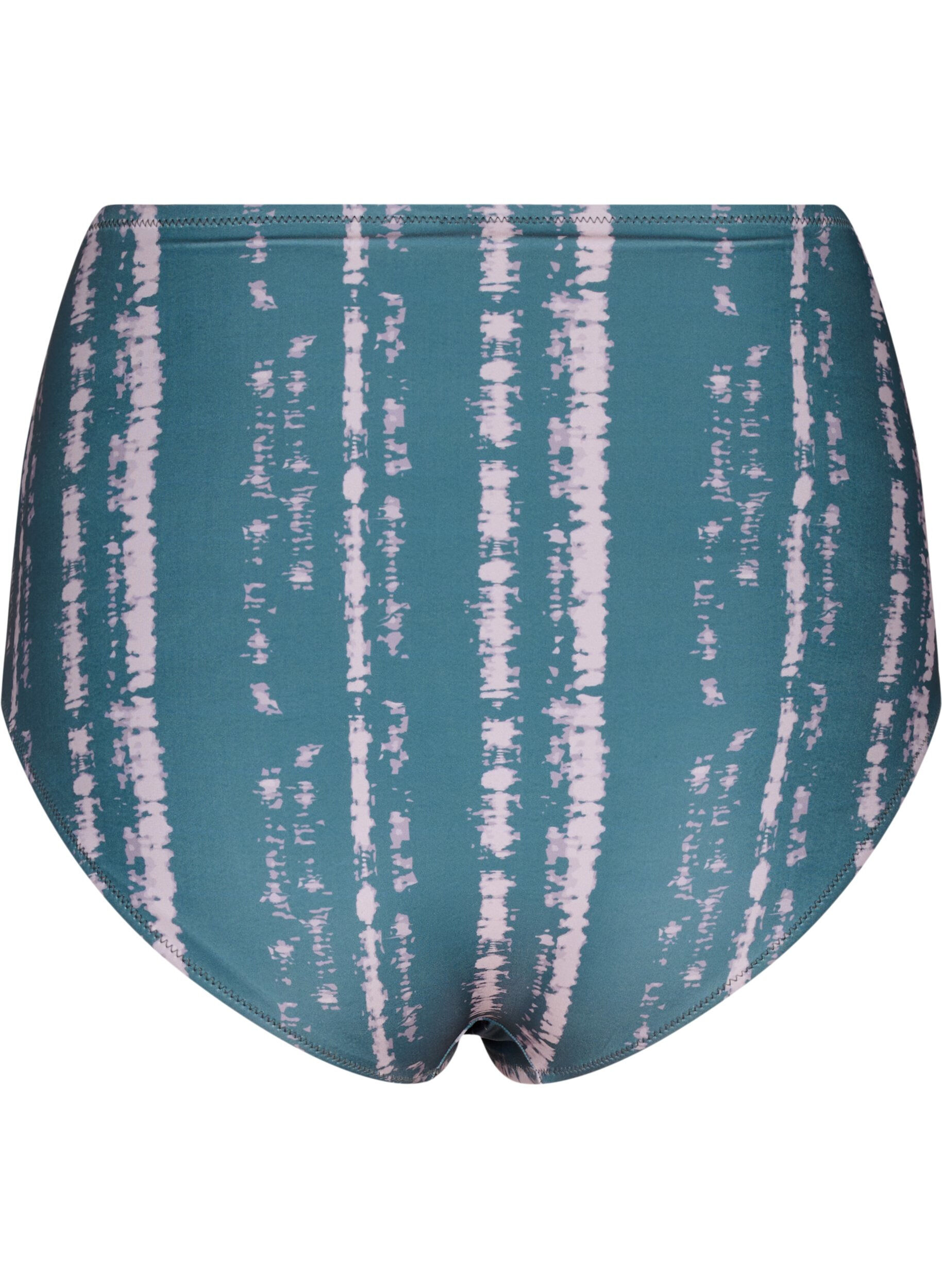 Ekstra højtaljet bikini underdel med print