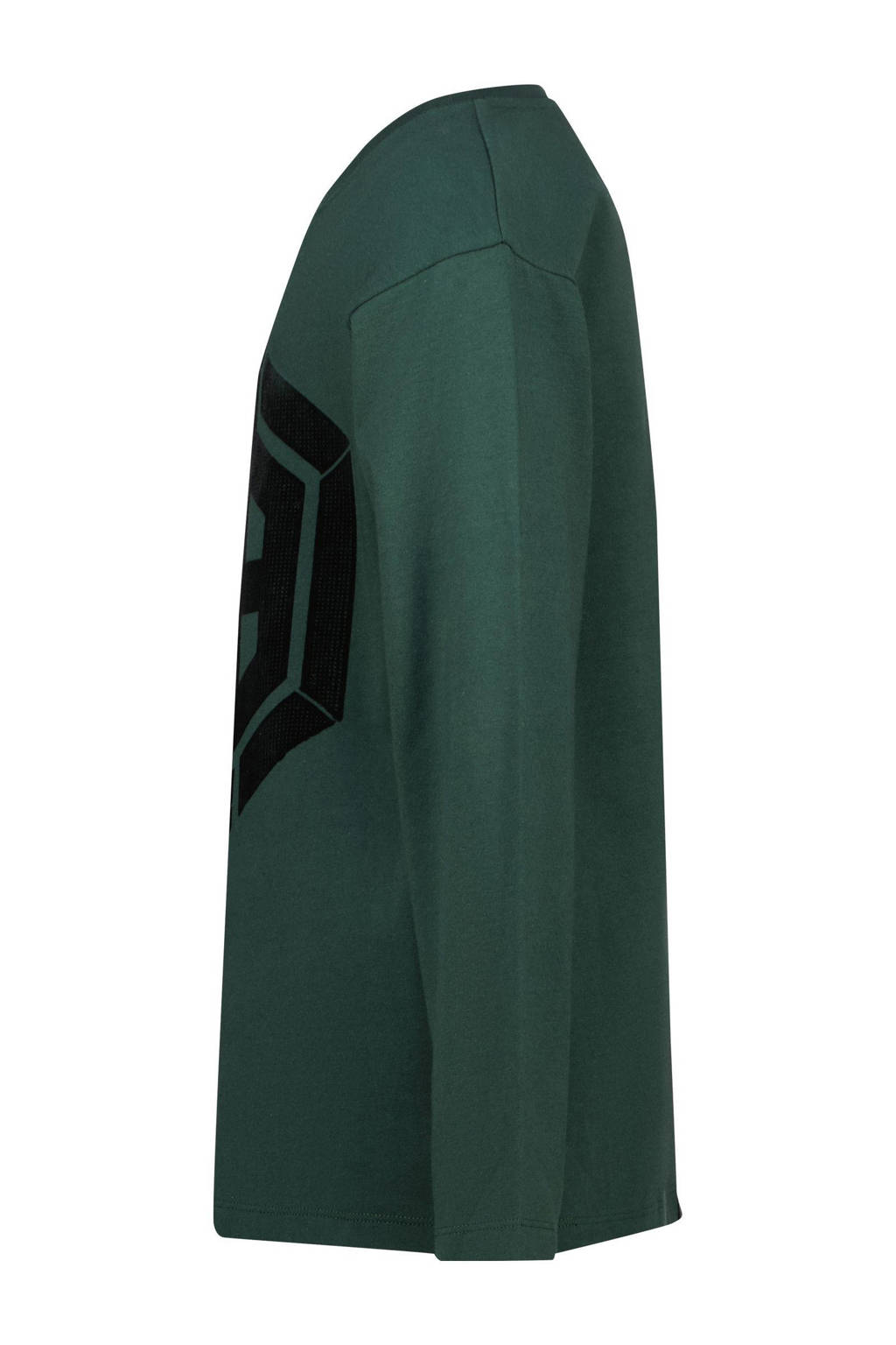 Vingino longsleeve Hanso met logo donkergroen