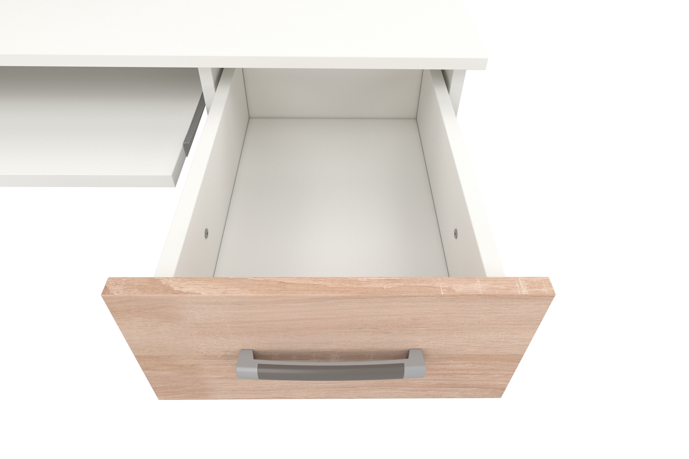 VOGL Möbelfabrik Schreibtisch »Don« mit Tastatur- & Druckerauszug, Breite 137,5 cm, Made in Germany