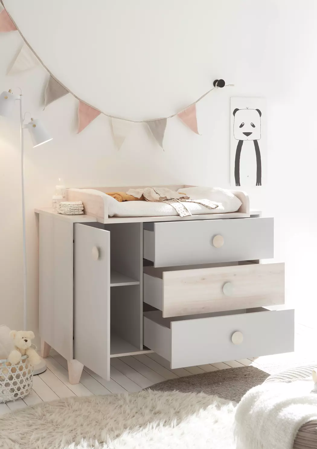 Babyzimmer-Set Fien 3tlg.