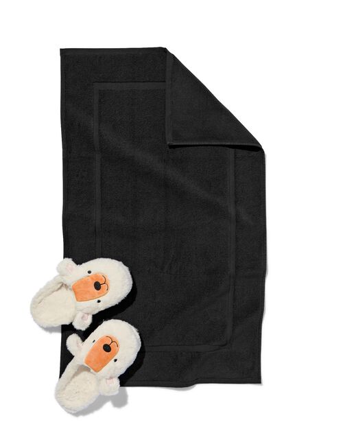 tapis de bain 50x85 qualité épaisse noir