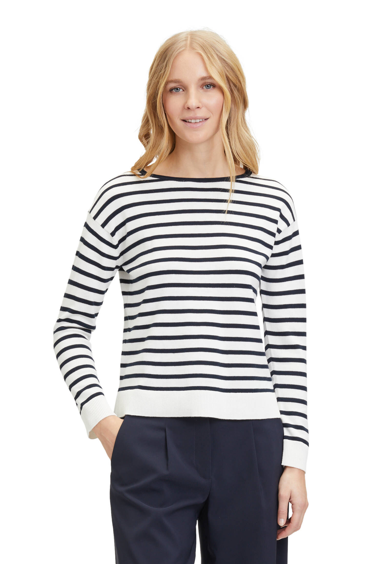 Betty Barclay| Damen Basic-Strickpullover mit Ringel