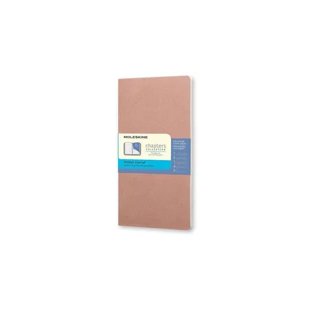 Moleskine Chapter-Notizheft altrosa, Punktraster, Slim Pocket
