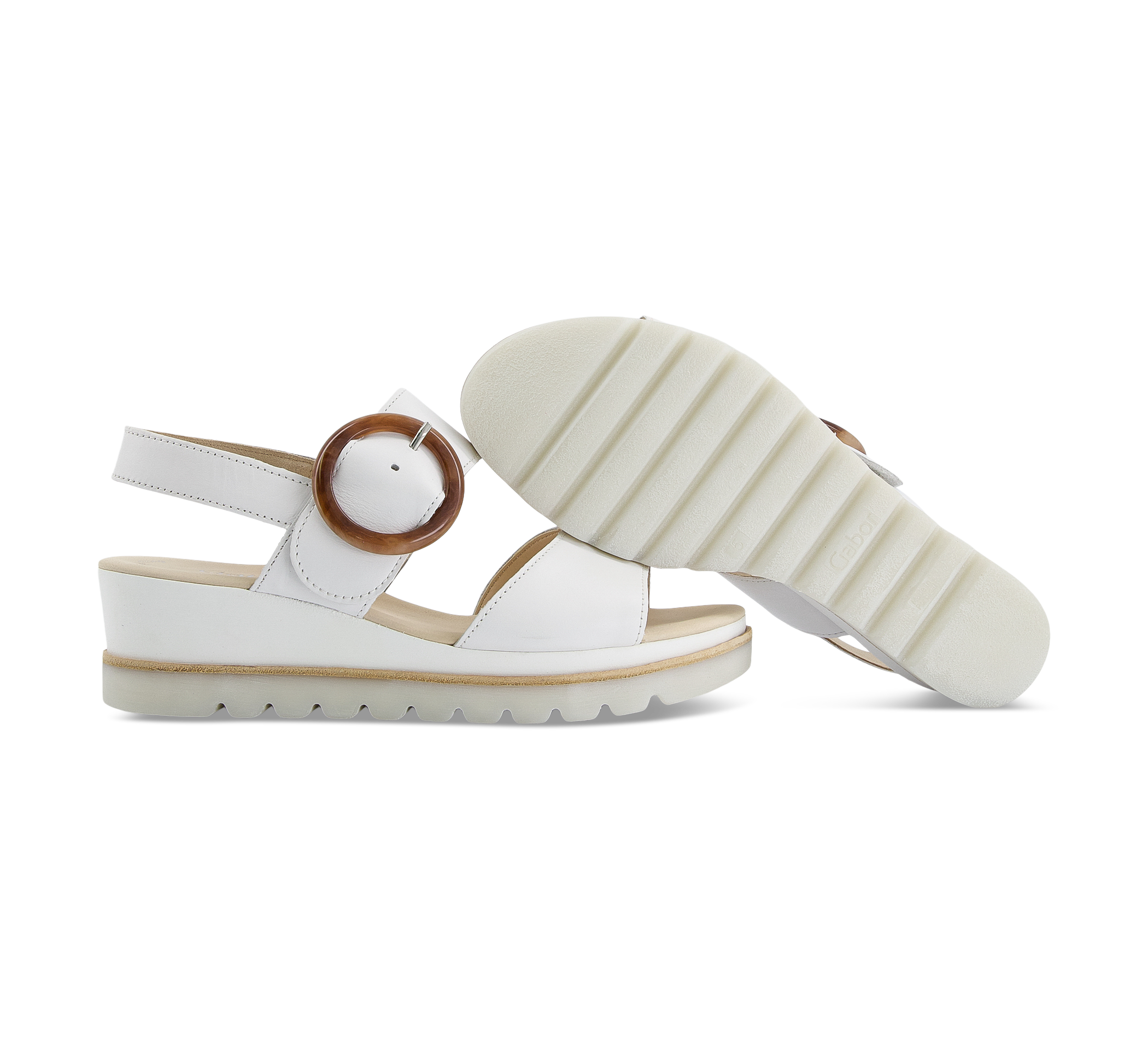 Gabor Best Fitting - Riemchensandalen weiss