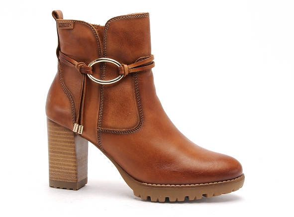 Pikolinos boots bottine talons femme w7m8542 marron