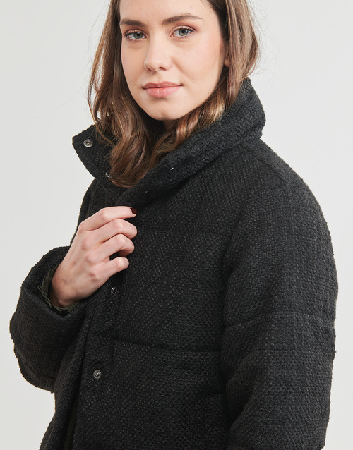 Only - ONLWIKI BOUCLE MIX PUFFER JACKET OTW - Noir