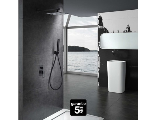 IMEX PRODUCTS - Barre et colonne de douche Colonne de douche encastrée imex suecia bdc032-6ng noir mat