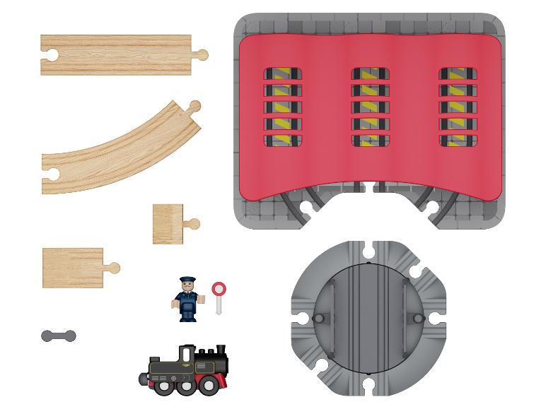 Houten treinset uitbreiding