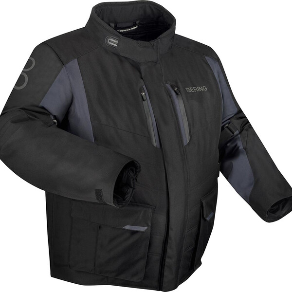 Bering - Veste Siberia King Size - grande taille Noir / Gris