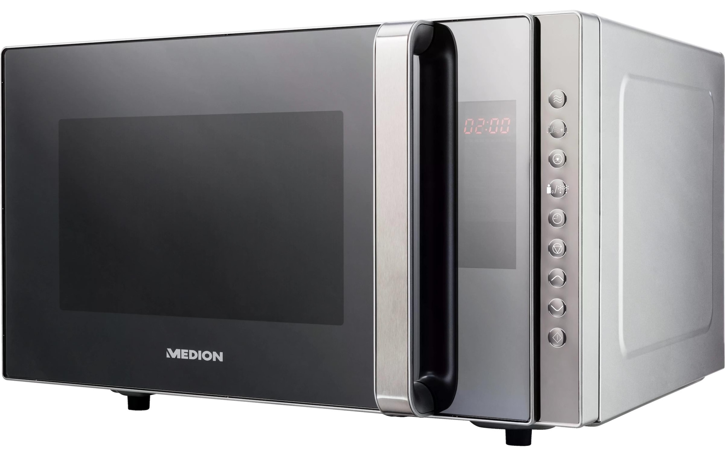 Medion® Mikrowelle »mit Grill MD 17495 Grau« Grill | Heissluft | Mikrowelle 800 W