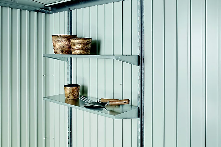 Armoire de rangement métal Biohort gris foncé métallique l.227 x P.83x H.182,5cm