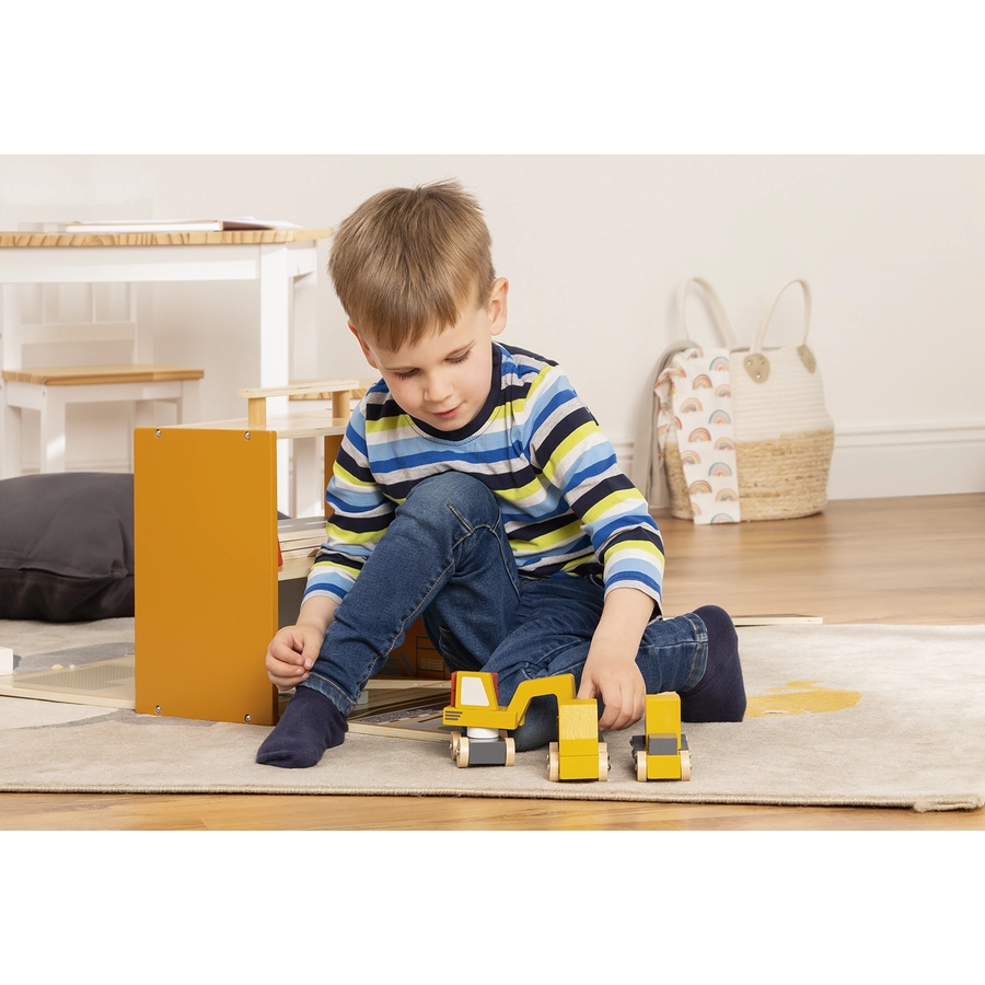 Pinolino Spielwelt 'Baustelle Gustav' mit Zubehör