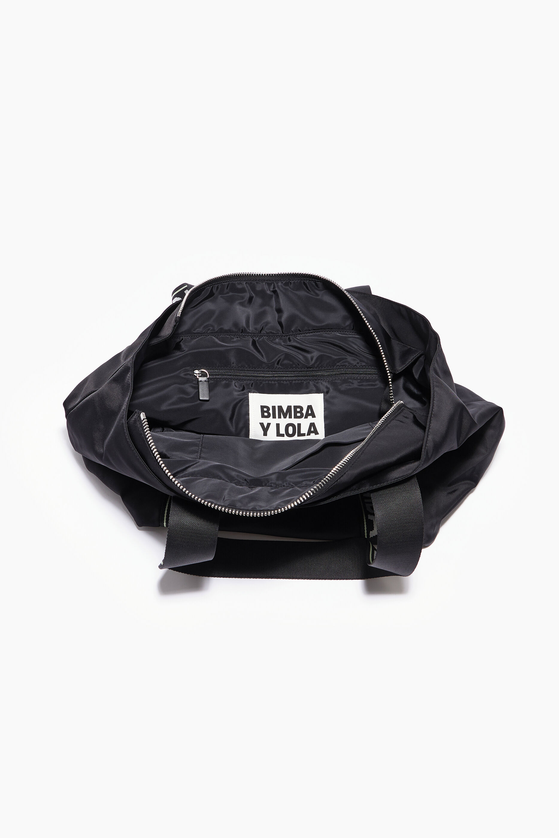 Sacola de compras tamanho XL em nylon preto