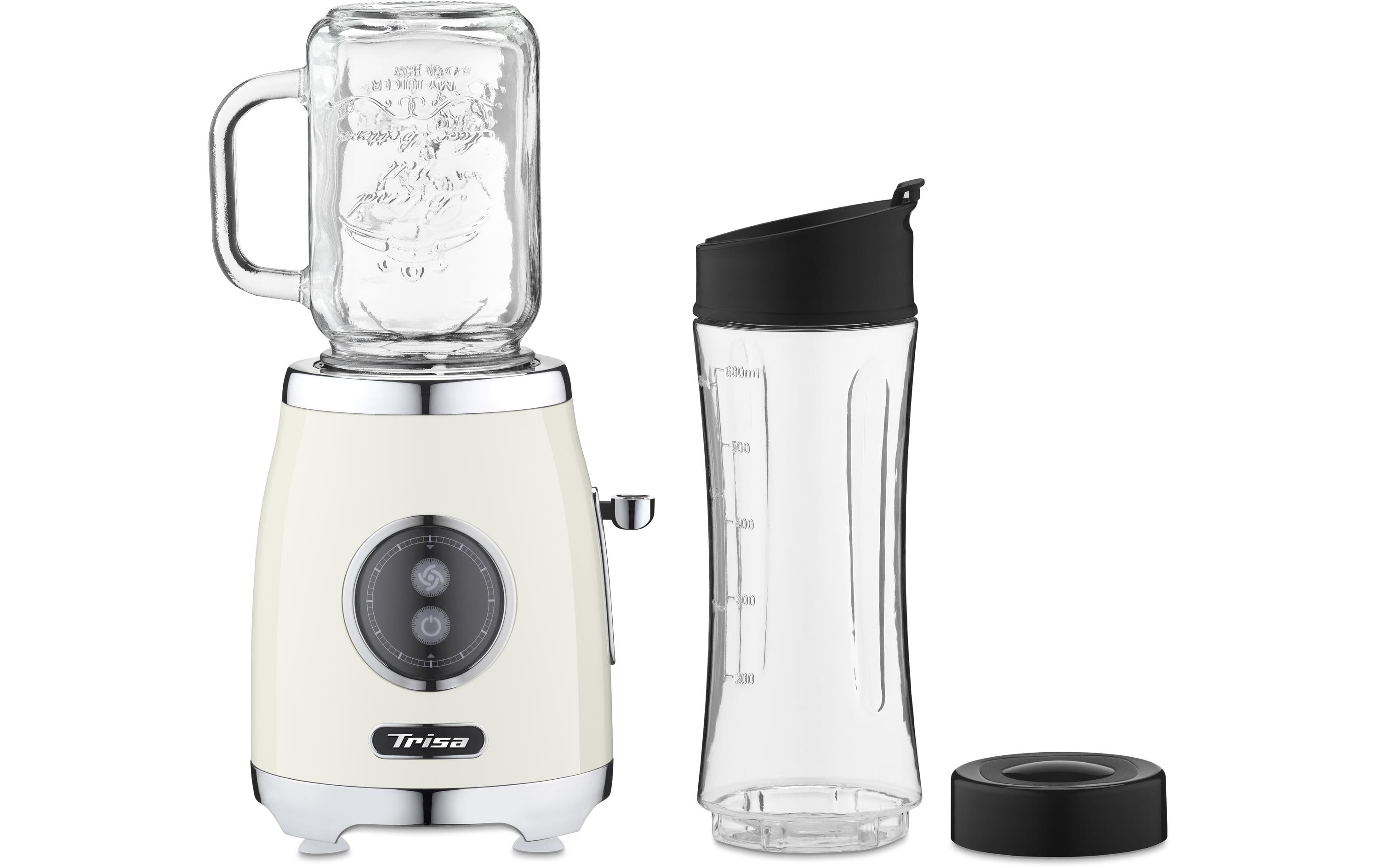 Standmixer Mix 'n' Joy Weiss-GelbBlender mit Glaskrug und Edelstahlklinge