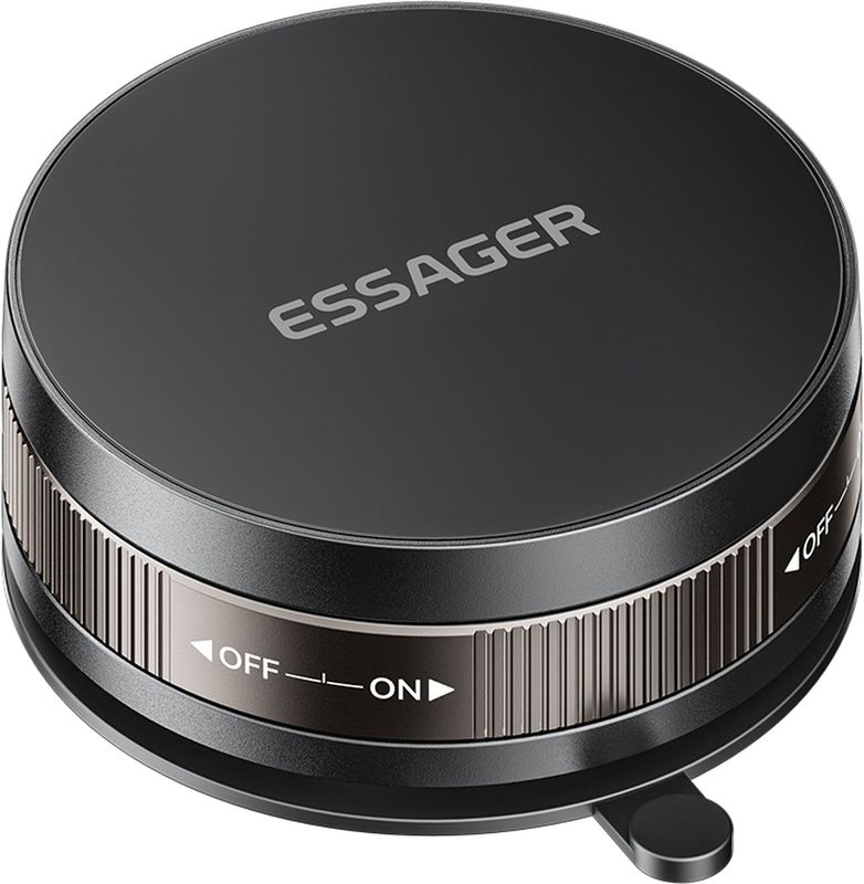 Essager - MagSafe Telefoonhouder - Zwart - Compact - Met Zuignap