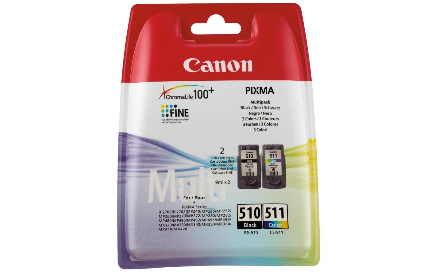 Canon Tonerpatrone »PG-510 / CL-511 BK, CMY«