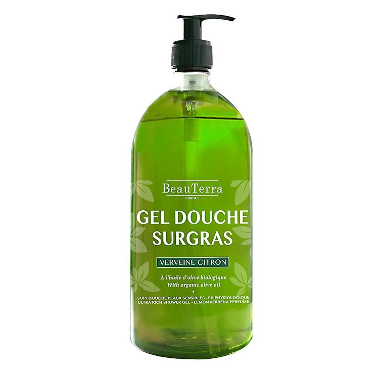 Gel douche surgras verveine citron 1 Litre