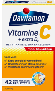 Davitamon Vitamine C Time Release Tabletten 42TB