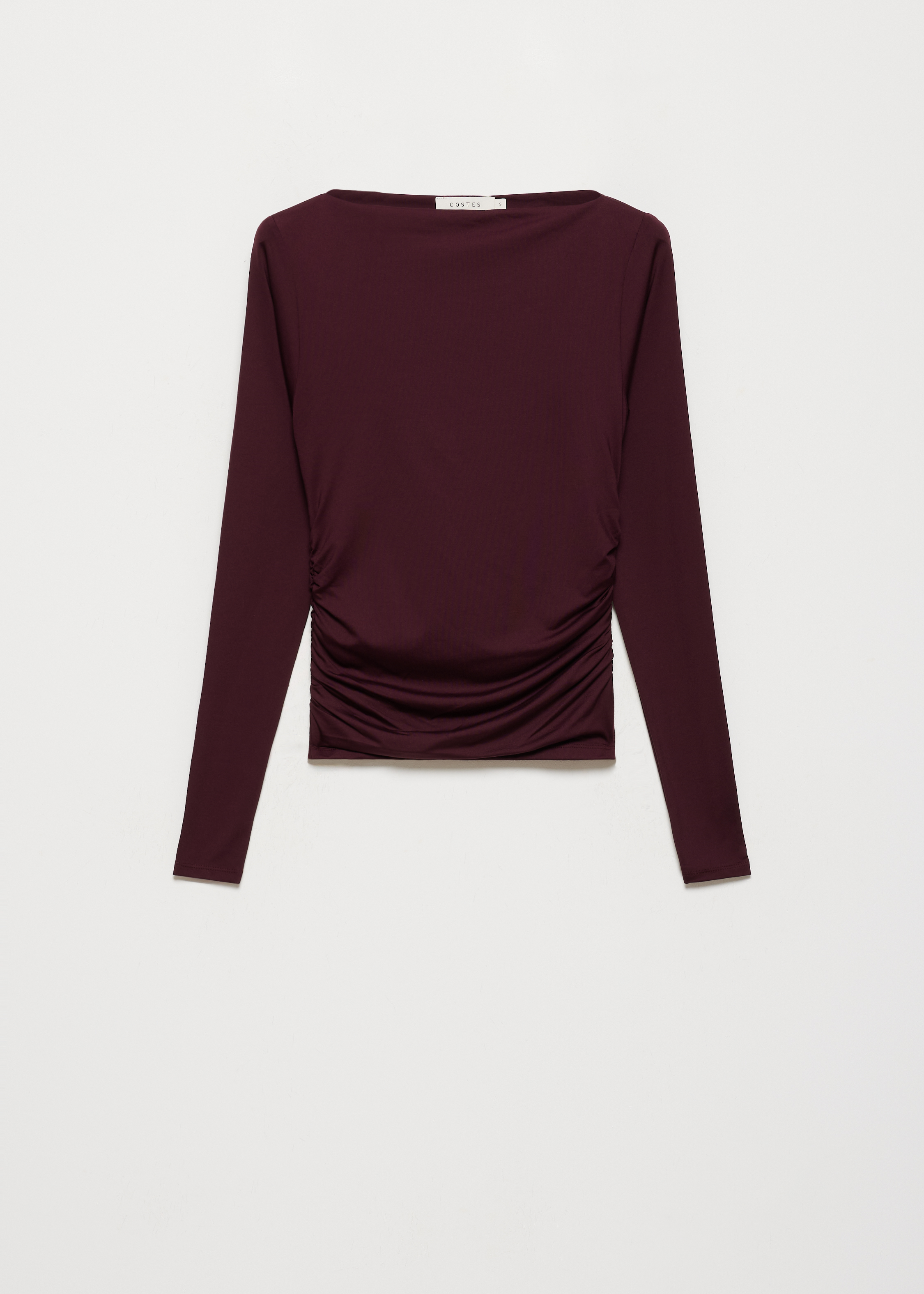 Top met plooidetails