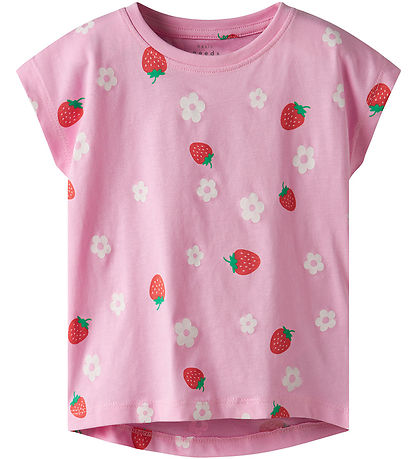 Name It T-Shirt - NmfVigga - Pink Zuckerguss/Strawberry