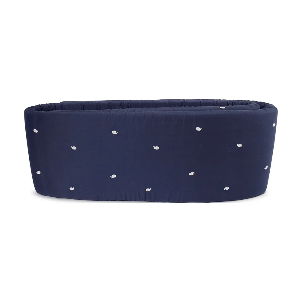 Filibabba Sengerand Broderet Hvalen Christian Midnight - 1 stk.