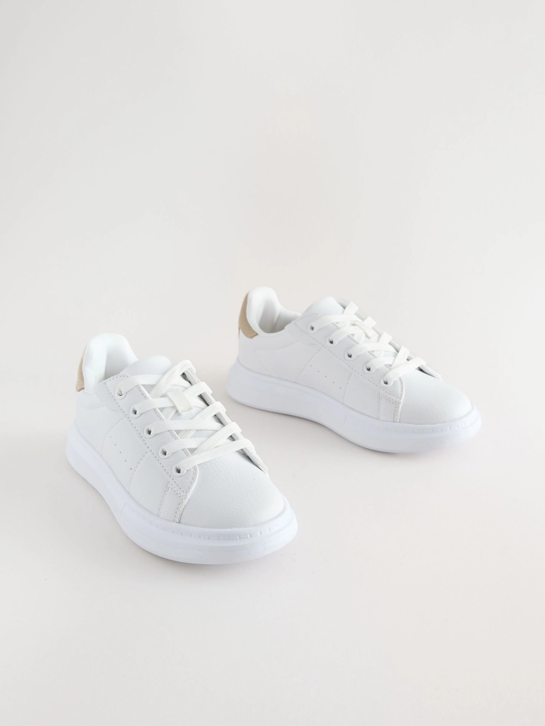 Wit - Sneakers met veters