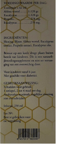 Michel Merlet Hoestsiroop Honing Propolis 250ML