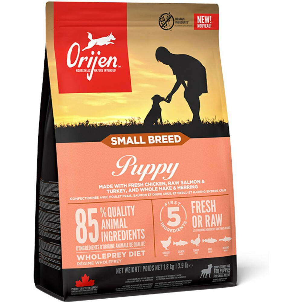 Orijen Whole Prey HondenvoerPuppy Small Breed1,8 kg