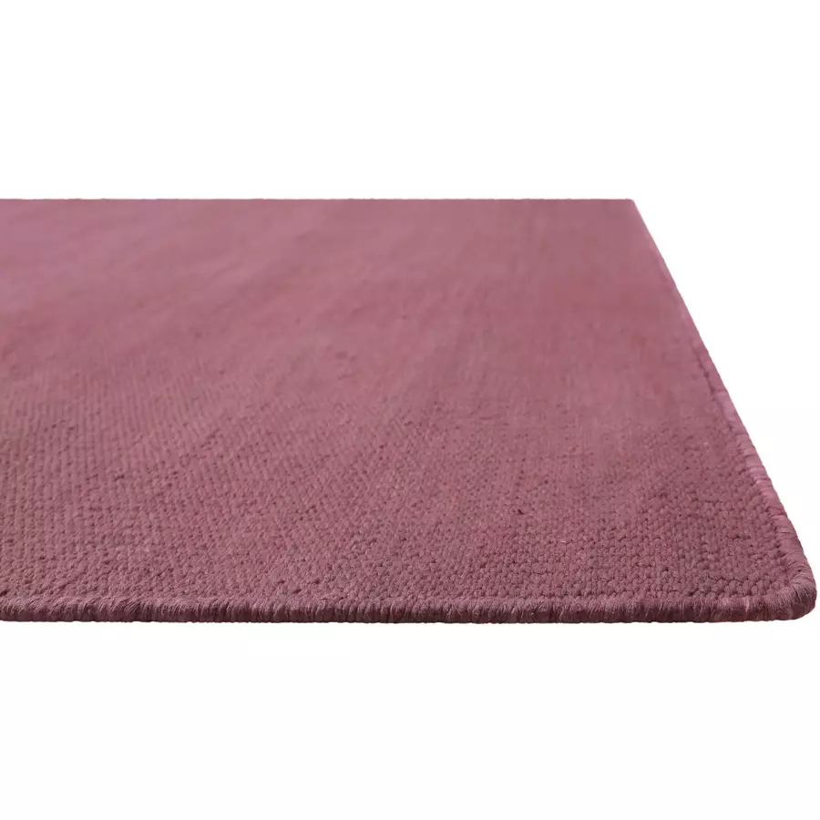 Green Looop Handweb-Teppich Nizza flieder rot