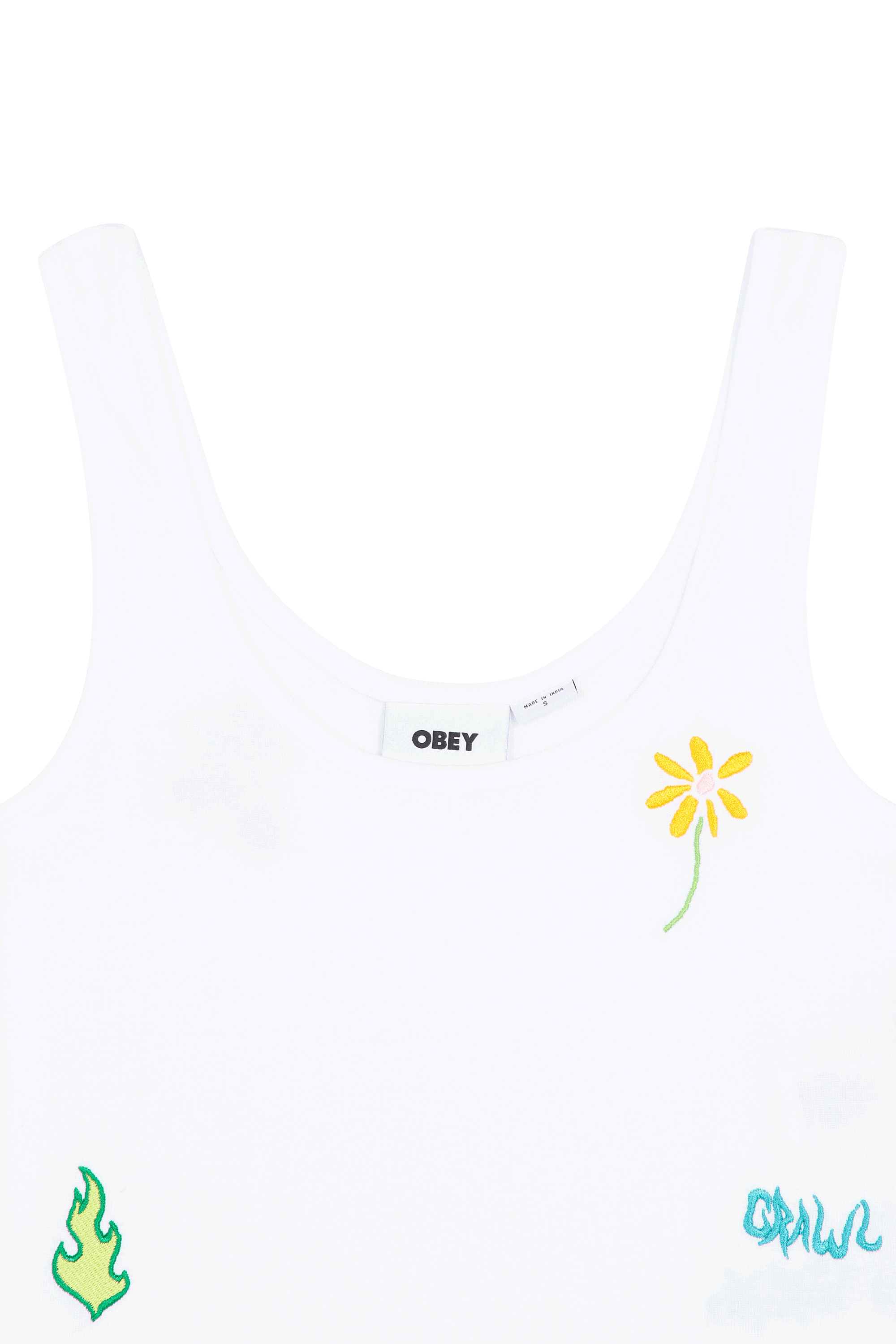 OBEY Top TRISE Blanc
