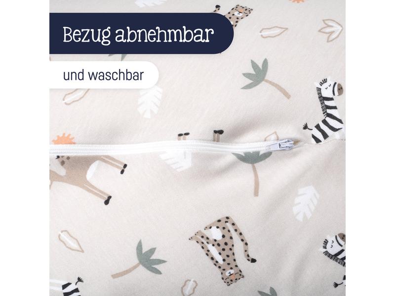 Julius Zöllner Stillkissen Jersey Savanne Beige 190 cm Stillkissen aus Jerseybaumwolle