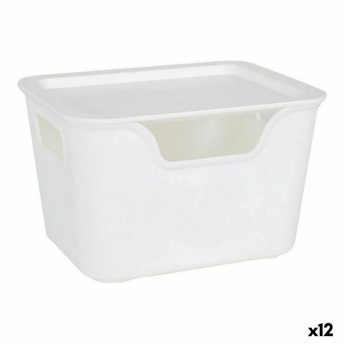 BigBuy Home Boîte de rangement Bella - Anthracite