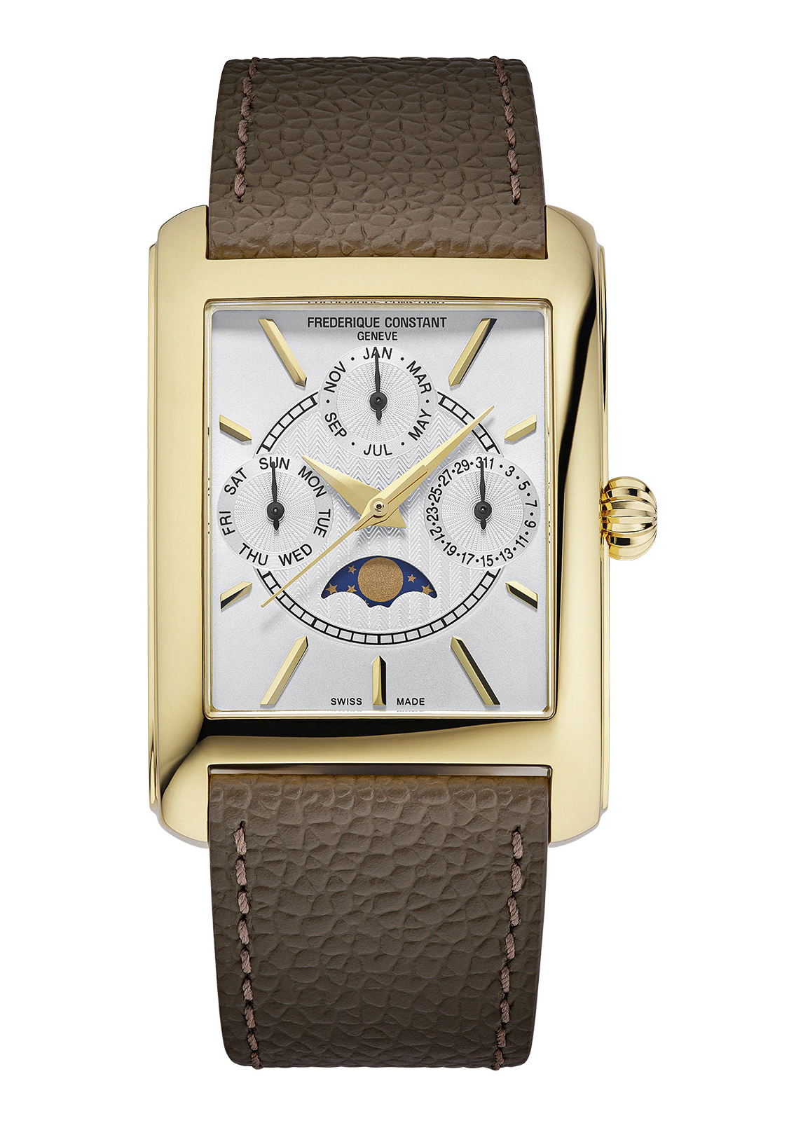 Frederique Constant Classics Quarz Mondphase Kalender