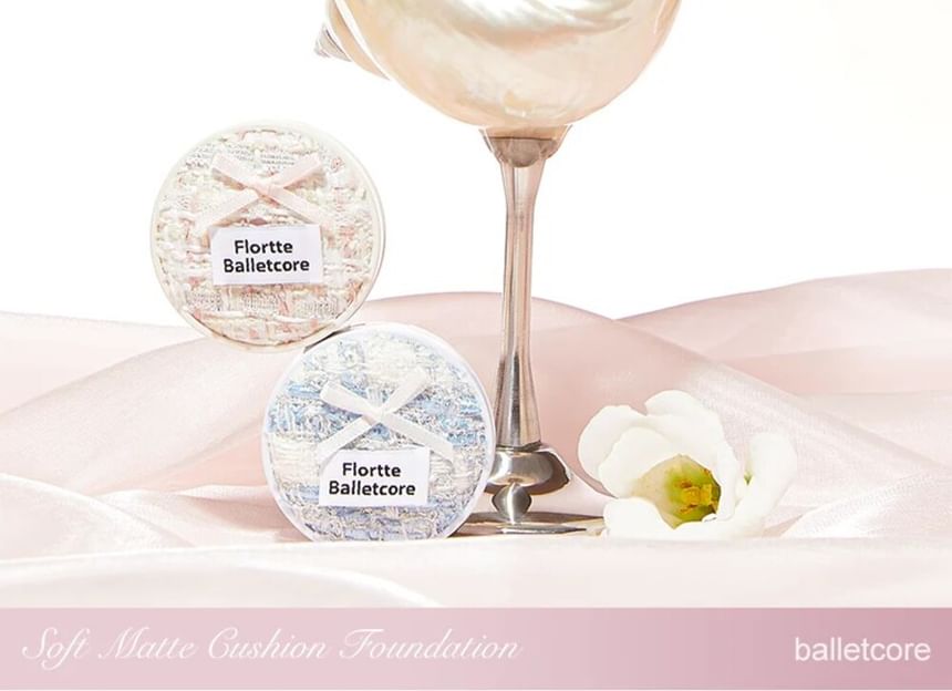 FLORTTE - Zachte matte kussen foundation - 2 kleuren