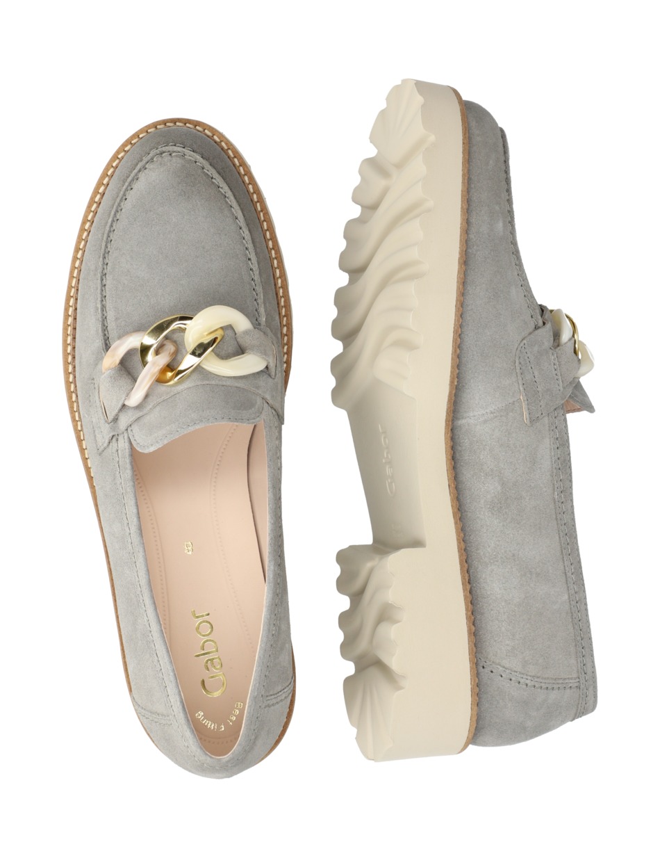 Veloursleder Slipper sportiv