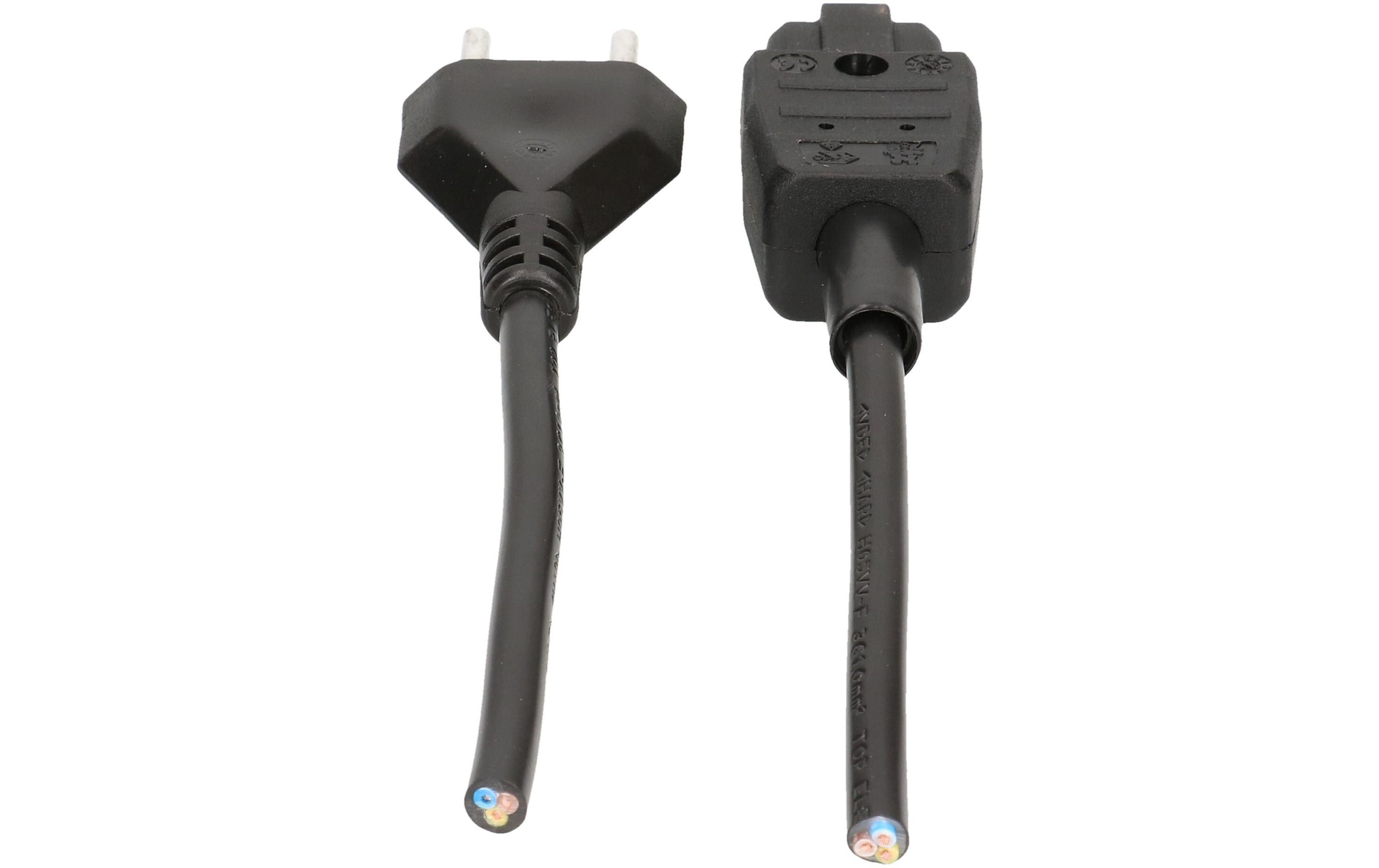 Netzkabel Netzkabel 5 m T12-C15ANetzkabel in schwarz