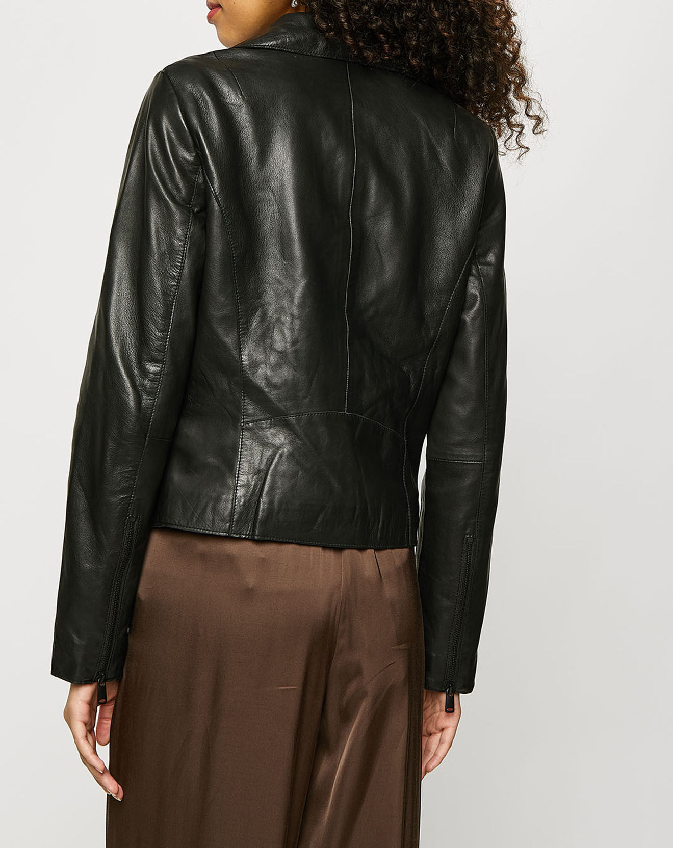 Esprit Perfecto court en Cuir noir