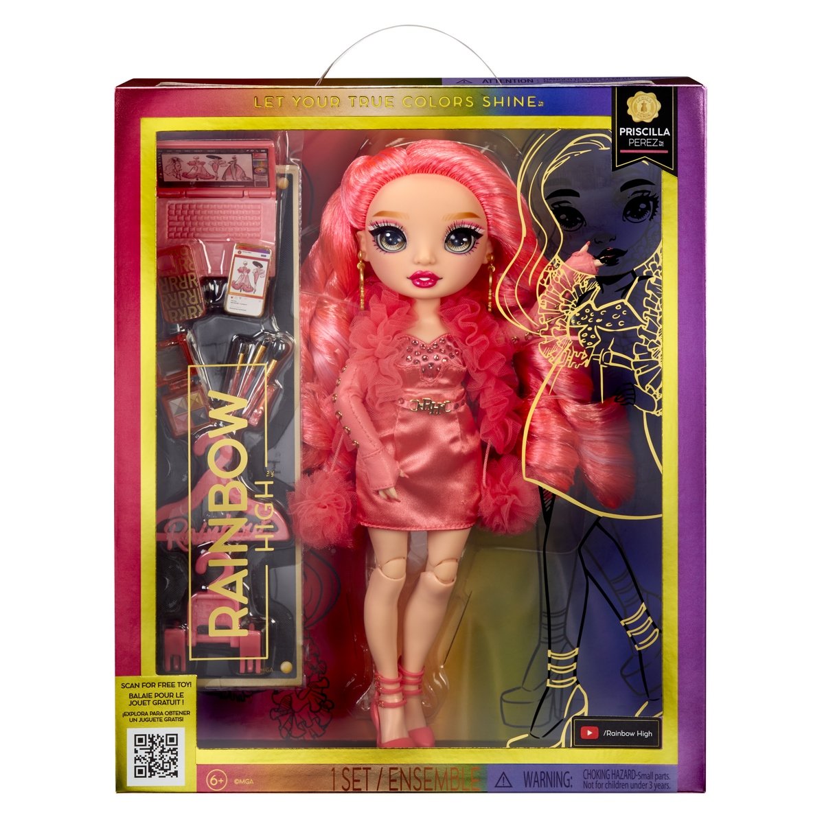 Poupée Rainbow High Fashion Doll FP Pink
